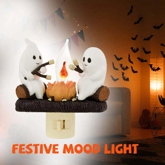 Cute Flickering ghost night light