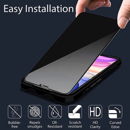 Black Privacy Screen Protector For iPhone's.