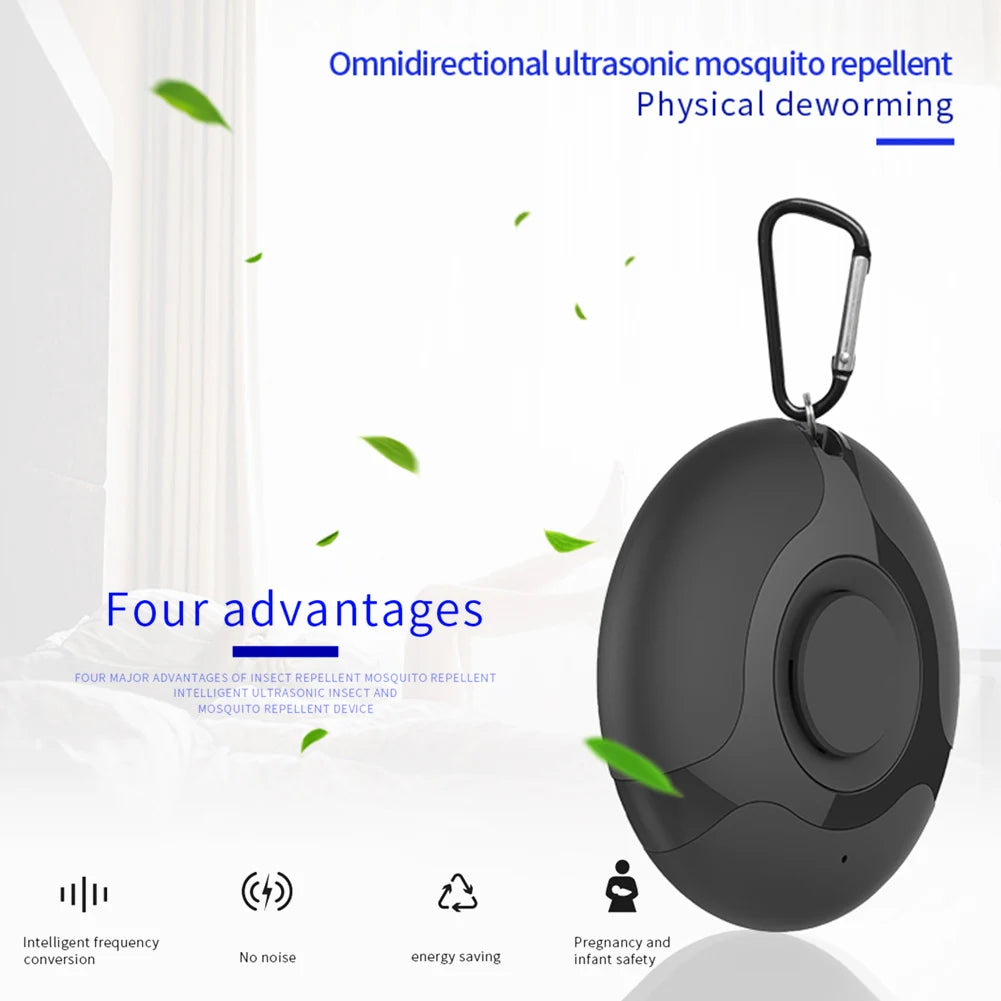 BuzzBlocker™ Portable Ultrasonic Repellent to Keep Bugs Away On-the-Go