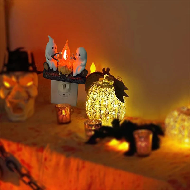 Cute Flickering ghost night light