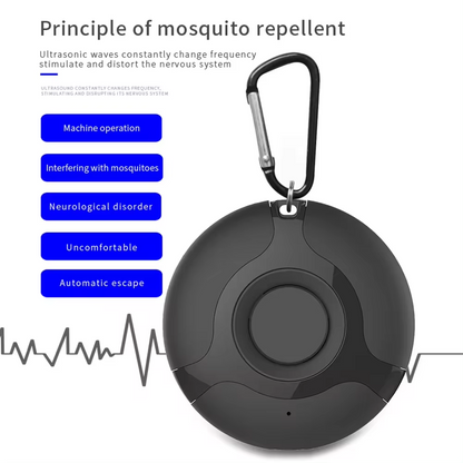 BuzzBlocker™ Portable Ultrasonic Repellent to Keep Bugs Away On-the-Go